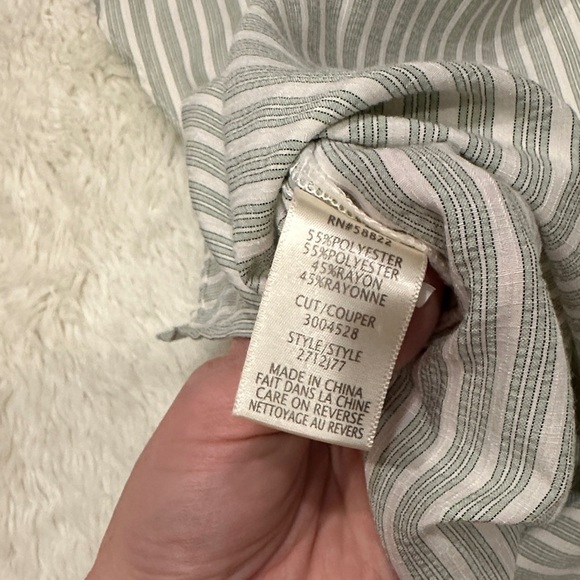 Striped Gray Women's Top Max Studio Women - Picture 7 of 7